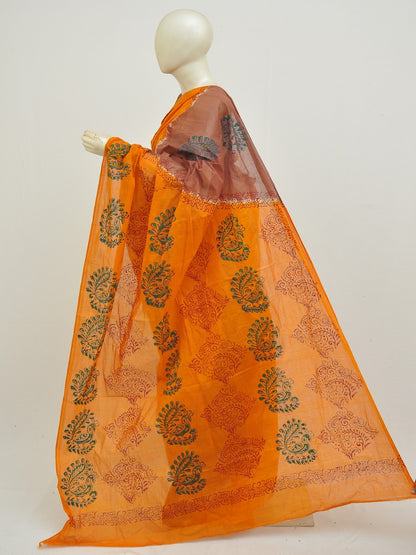 Batik Pure Cotton Saree [D50316024]
