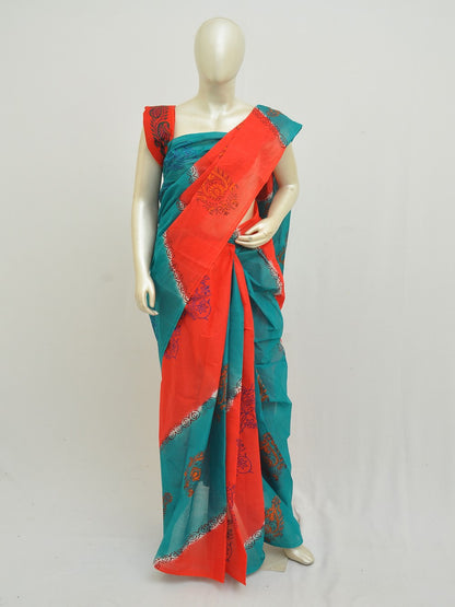 Batik Pure Cotton Saree [D50316025]