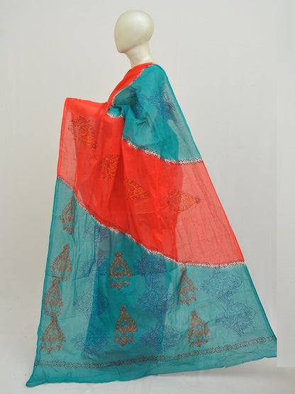 Batik Pure Cotton Saree [D50316025]