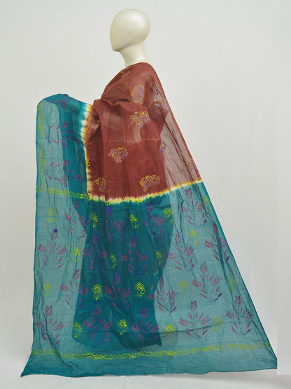 Batik Pure Cotton Saree [D50316027]