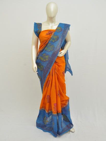 Batik Pure Cotton Saree [D50316029]