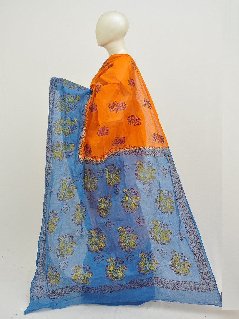 Batik Pure Cotton Saree [D50316029]