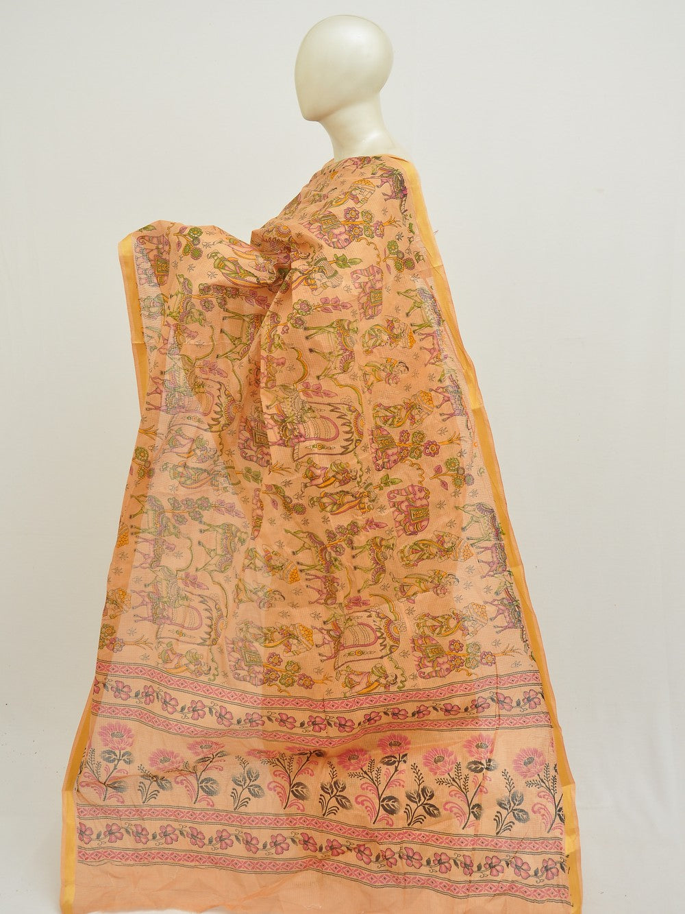 Batik Pure Cotton Saree [D50316033]