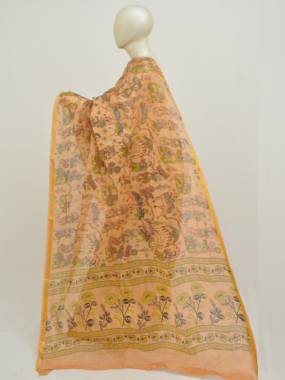 Batik Pure Cotton Saree [D50316035]