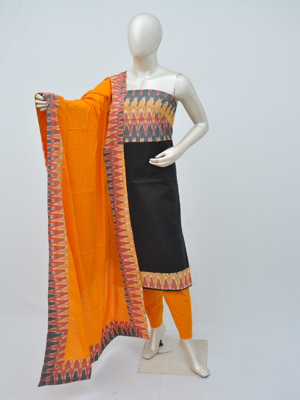 Ikat Dress Material with Same Dupatta model 1 [D405210012]