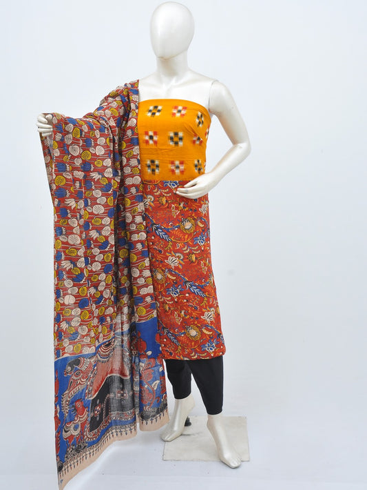 Ikkat Kalamkari Designer Dress Material [D30818022]