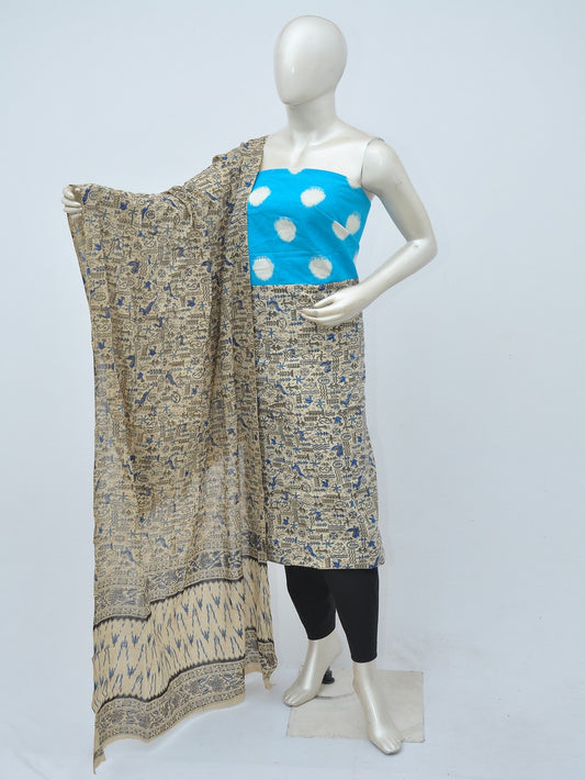 Ikkat Kalamkari Designer Dress Material [D40220047]