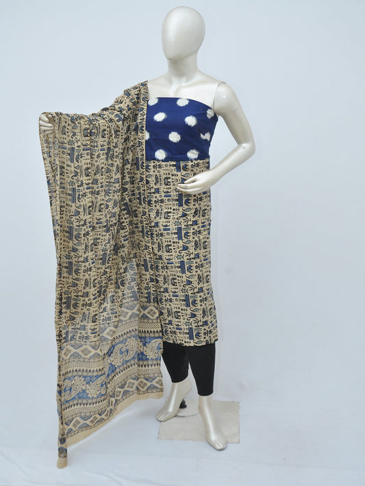 Ikkat Kalamkari Designer Dress Material [D40220051]