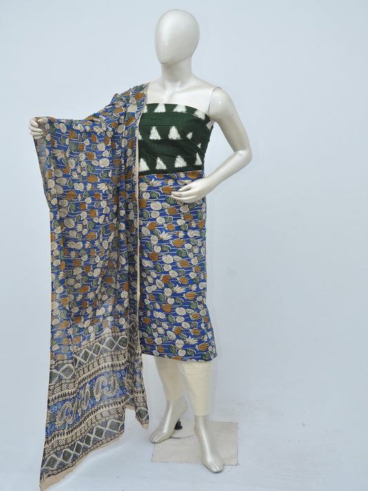 Ikkat Kalamkari Designer Dress Material [D40220055]