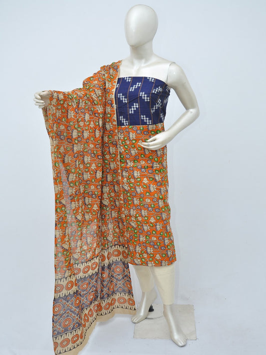 Ikkat Kalamkari Designer Dress Material [D40220056]