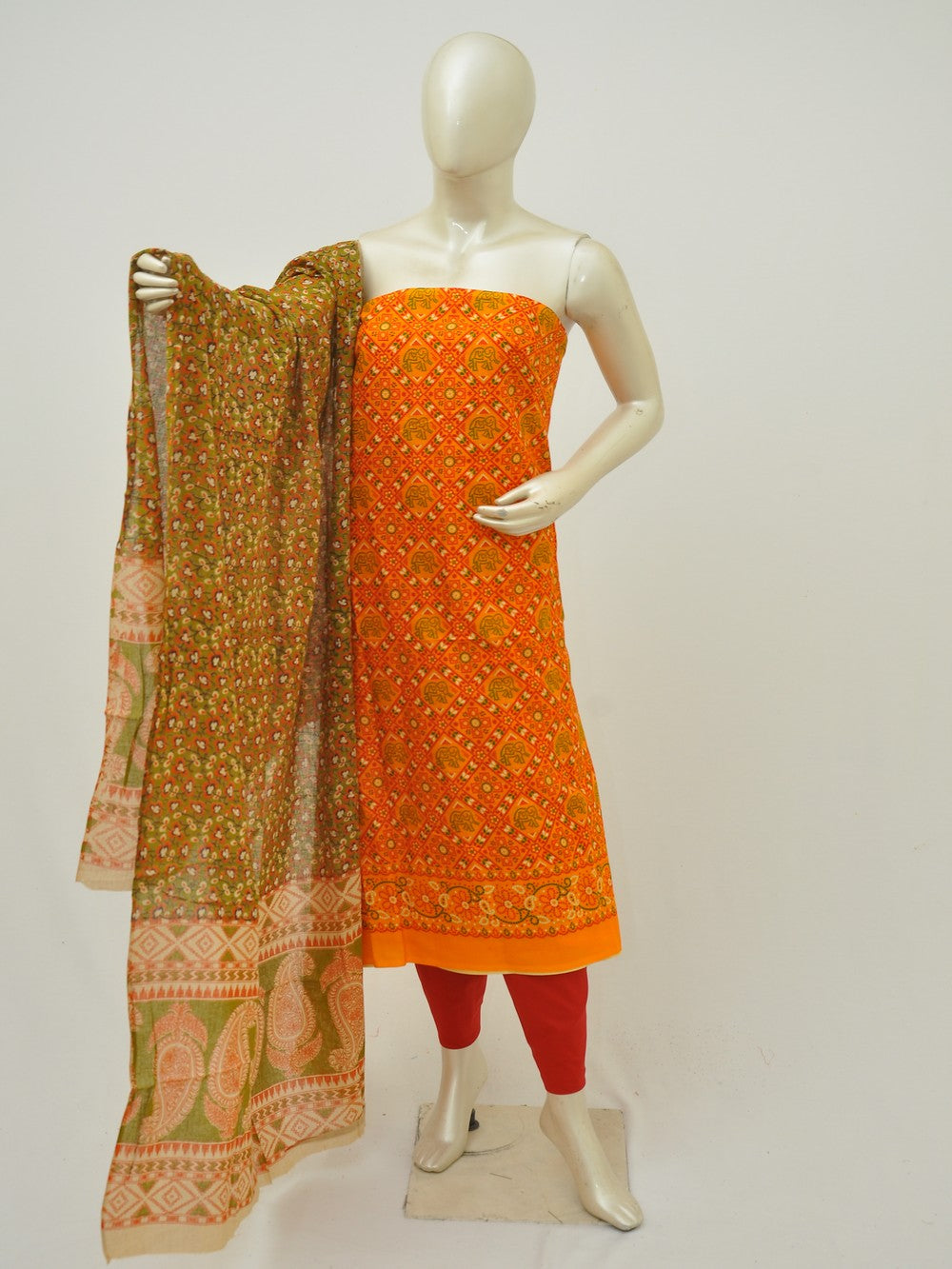 Cotton Woven Designer Dress Material [D50508040]