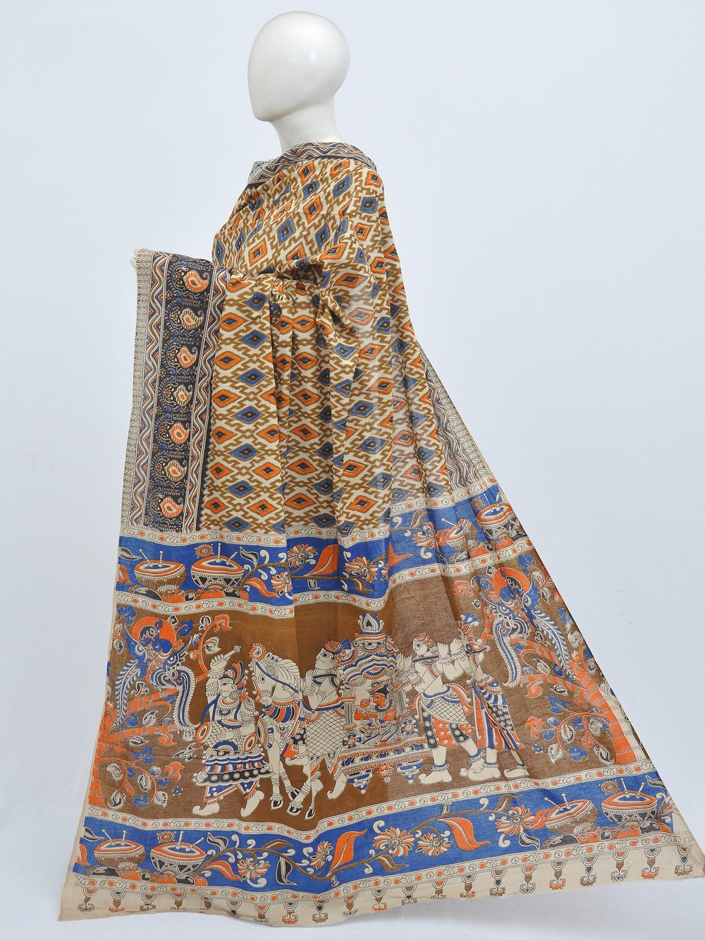 Kalamkari Cotton Saree [D40126047]