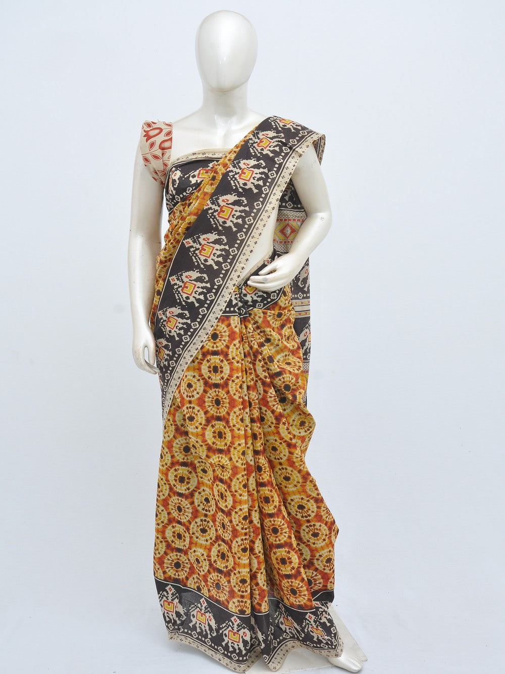 Kalamkari Cotton Saree [D40126051]