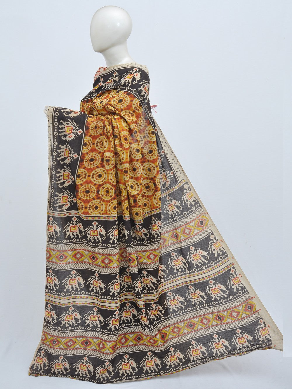 Kalamkari Cotton Saree [D40126051]