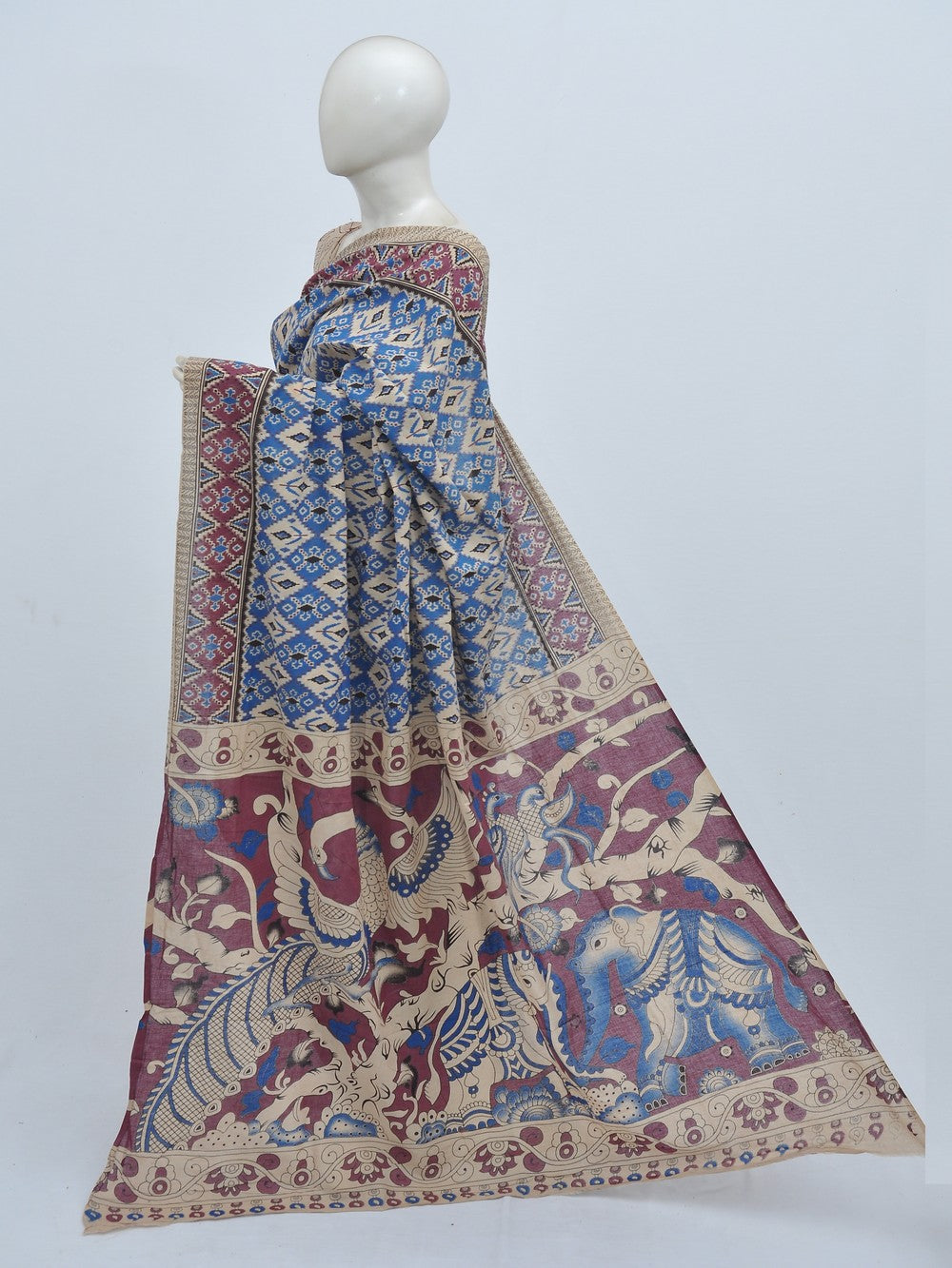 Kalamkari Cotton Saree [D40126055]