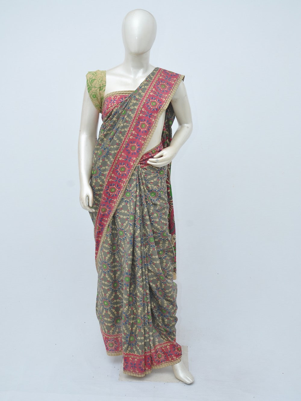 Kalamkari Cotton Saree [D40221002]