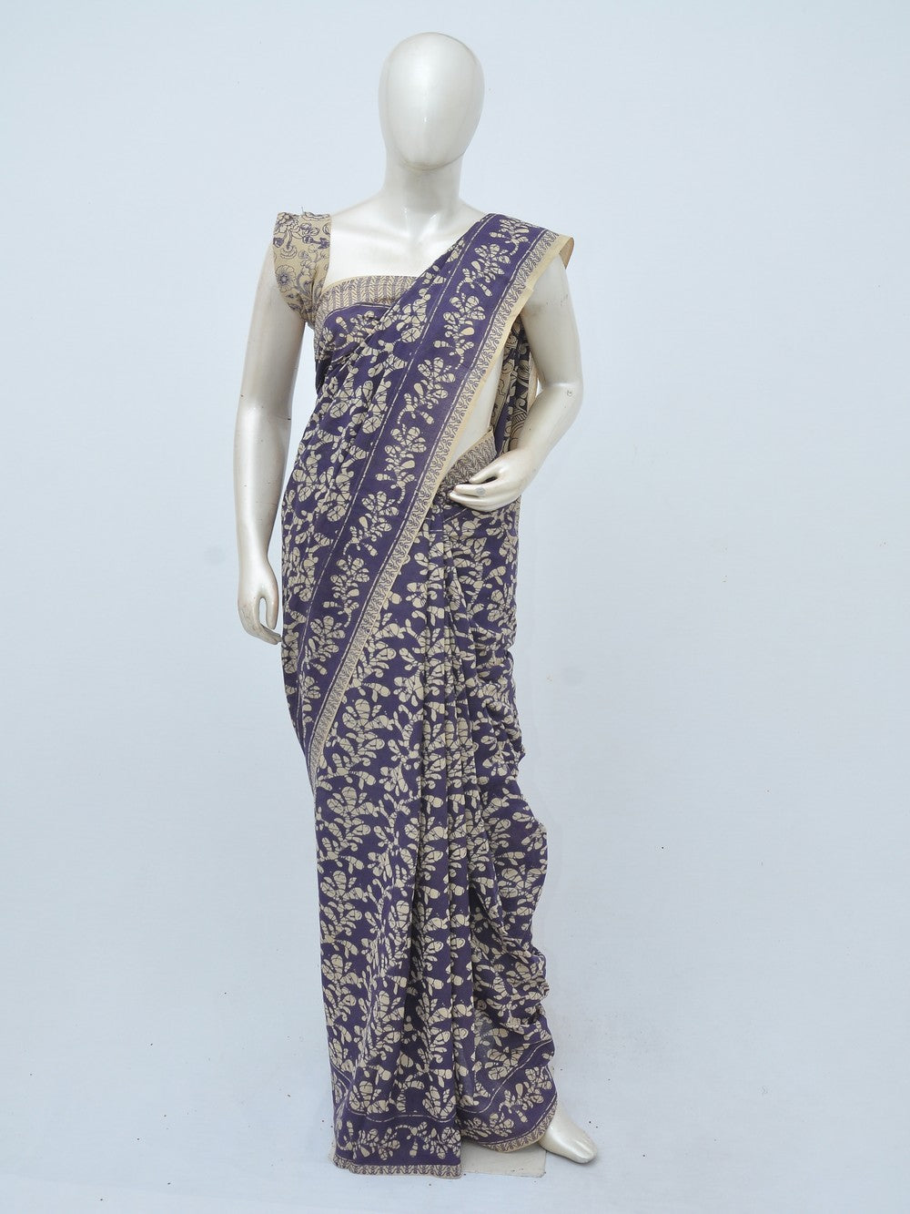 Kalamkari Cotton Saree [D40221006]