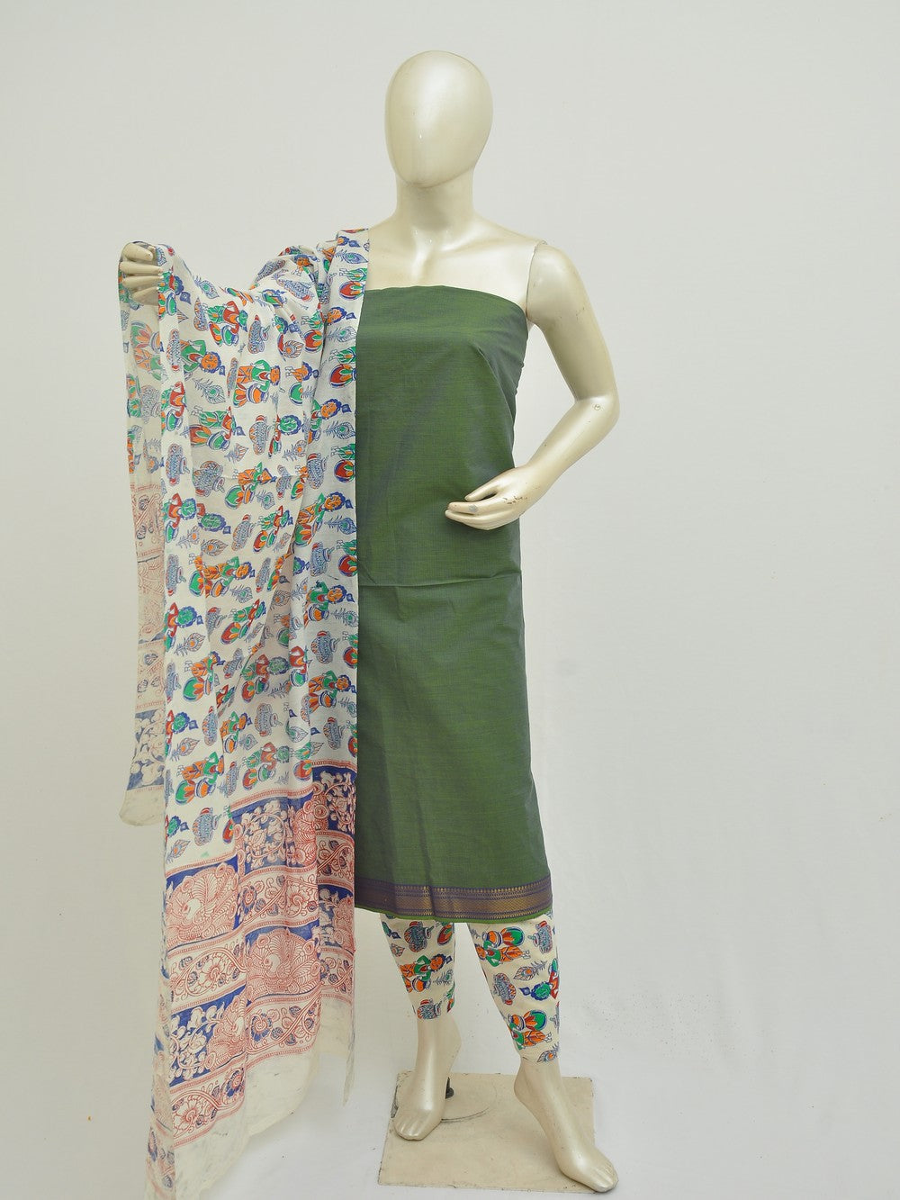 Kalamkari on Mangalgiri Dress materials [D50408010]