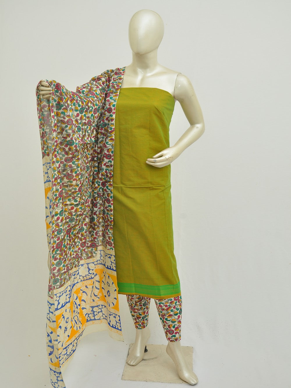 Kalamkari on Mangalgiri Dress materials [D50408011]