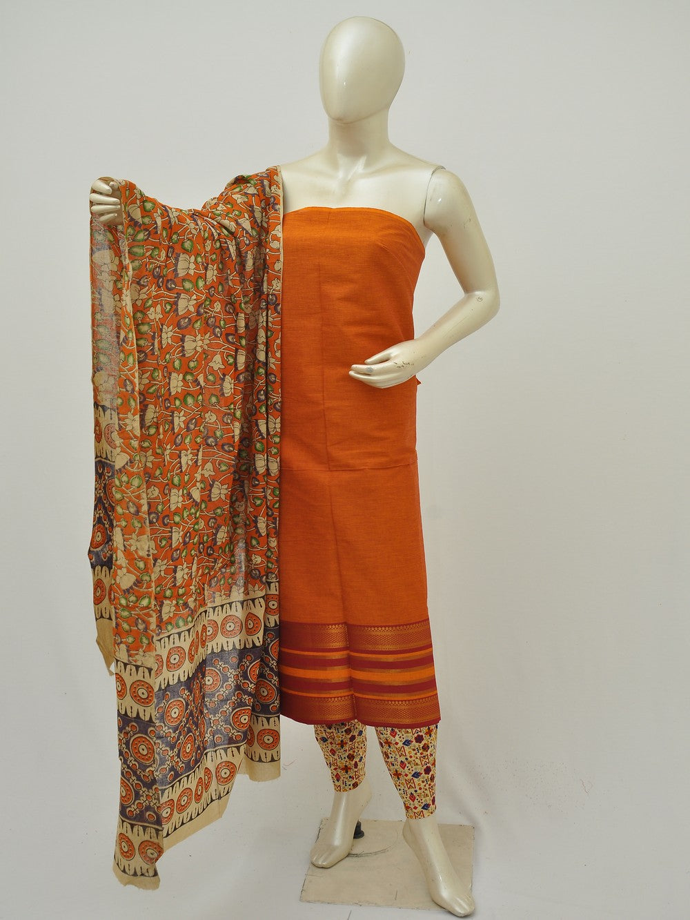 Kalamkari on Mangalgiri Dress materials [D50508031]