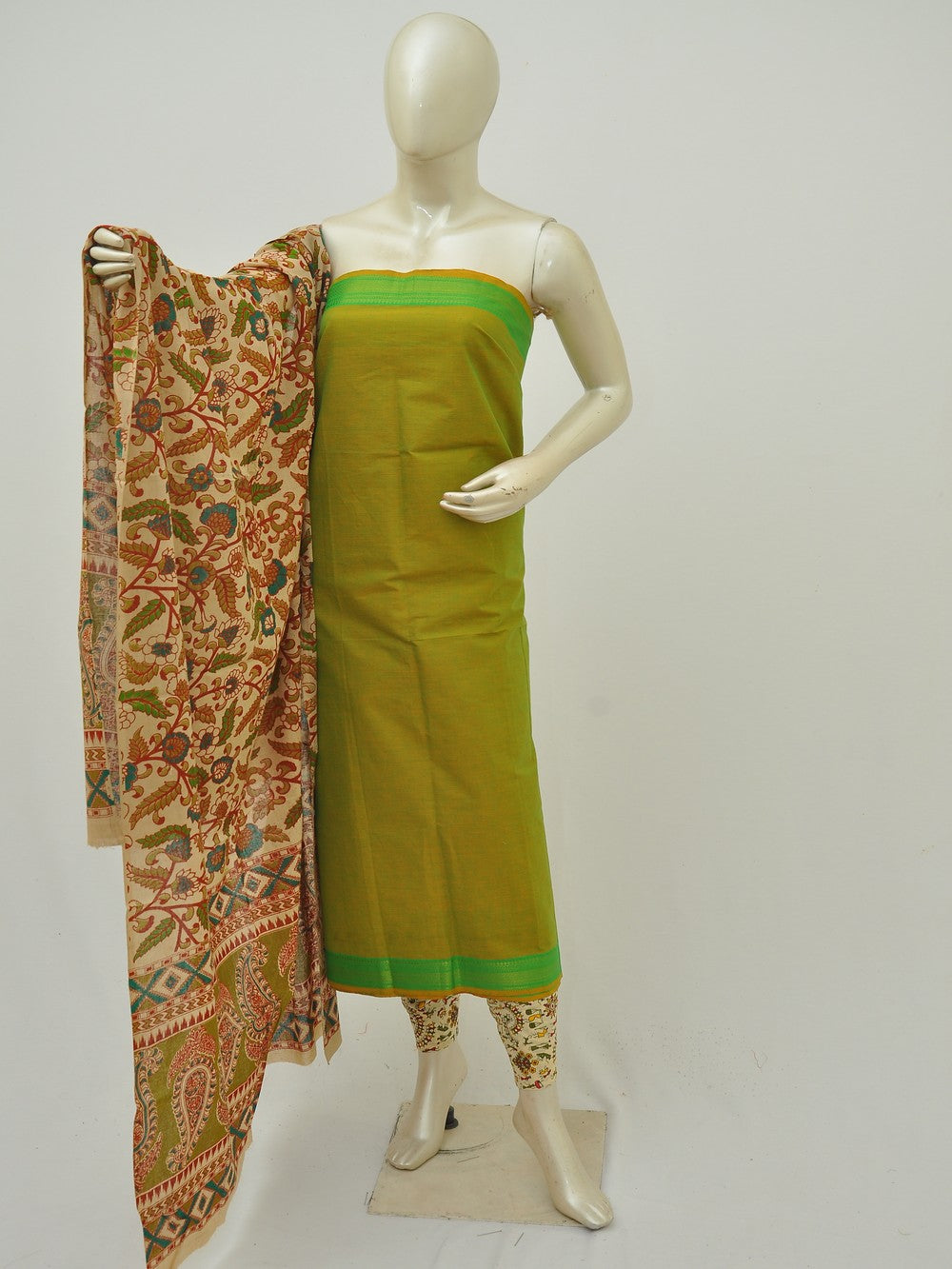 Kalamkari on Mangalgiri Dress materials [D50508033]