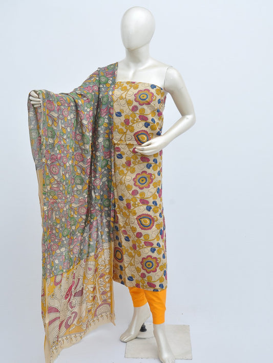 Kalamkari silk dress material Model 3 [D31110007]