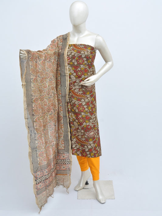Kalamkari silk dress material Model 3 [D31110009]
