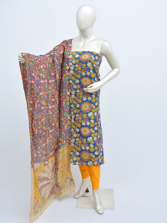 Kalamkari silk dress material Model 3 [D31110010]