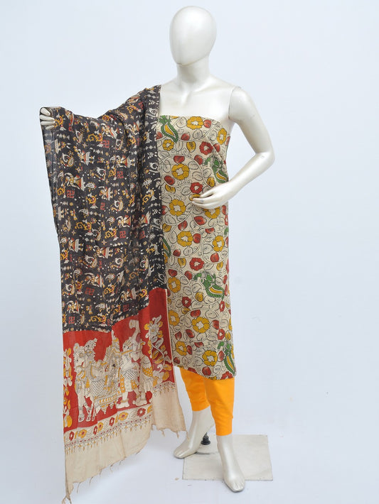 Kalamkari silk dress material Model 3 [D31110013]
