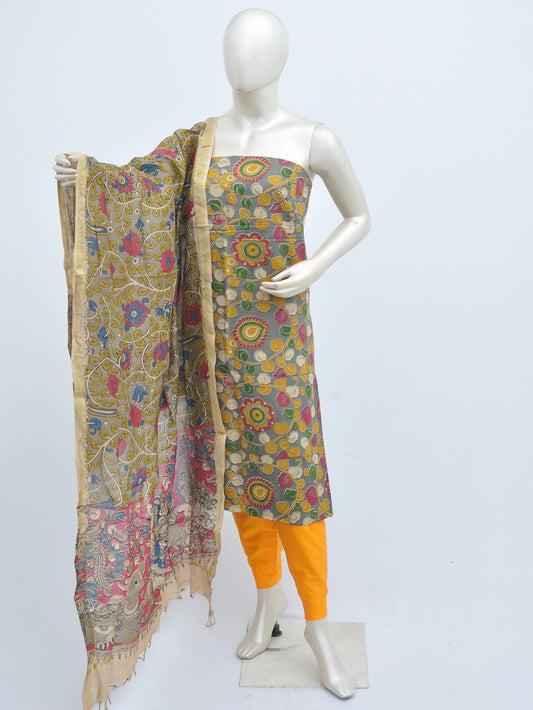 Kalamkari silk dress material Model 3 [D31110014]