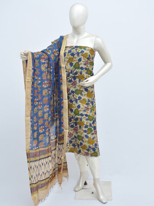 Kalamkari silk dress material Model 3 [D31110016]