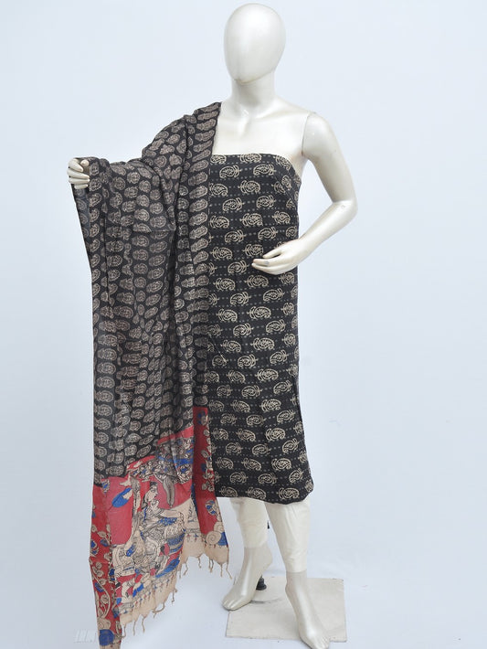 Kalamkari silk dress material Model 3 [D31110018]