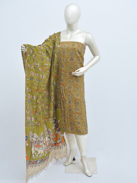 Kalamkari silk dress material Model 3 [D31110021]