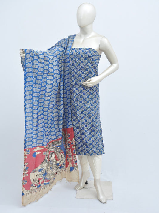 Kalamkari silk dress material Model 3 [D31110023]
