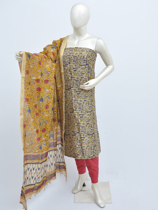 Kalamkari silk dress material Model 3 [D31110026]