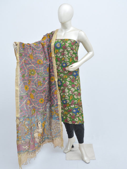 Kalamkari silk dress material Model 3 [D31110028]