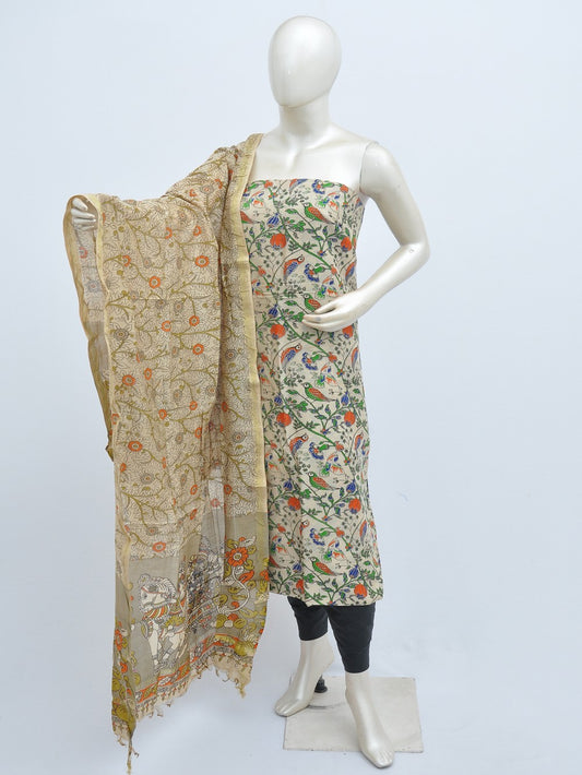 Kalamkari silk dress material Model 3 [D31110029]