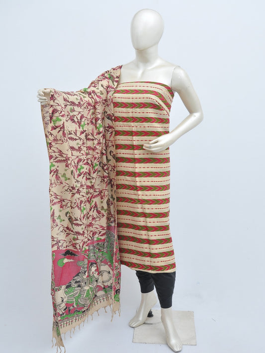 Kalamkari silk dress material Model 3 [D31110030]