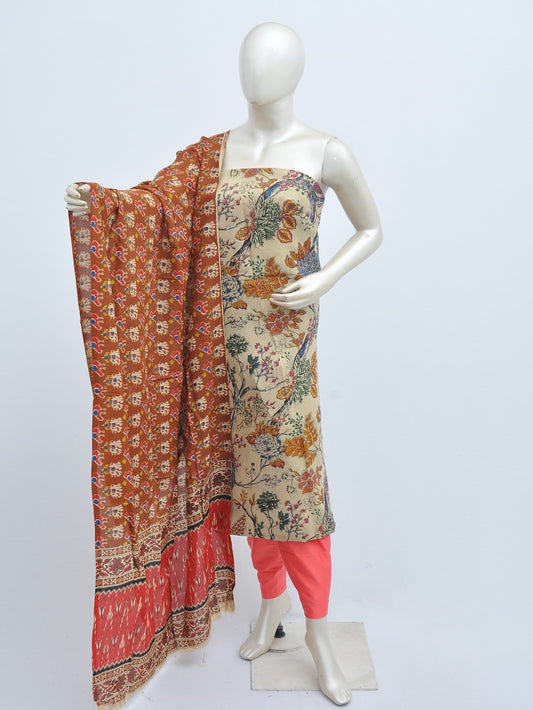Kalamkari silk dress material Model 3 [D31110031]