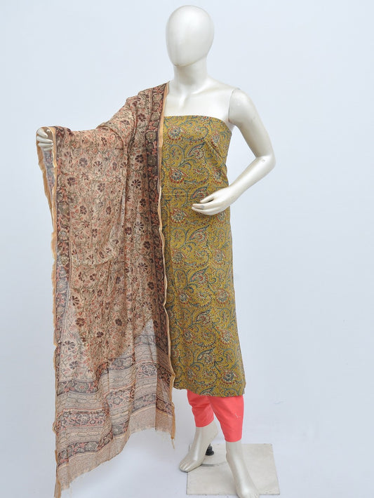 Kalamkari silk dress material Model 3 [D31110032]