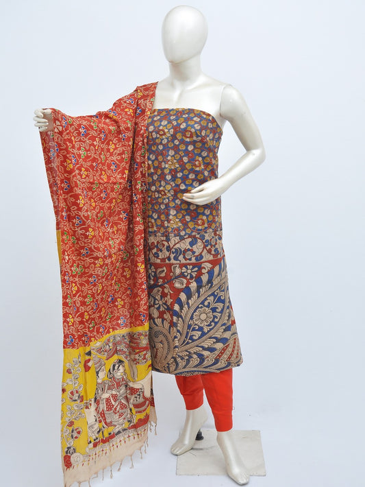 Kalamkari silk dress material Model 3 [D31114003]