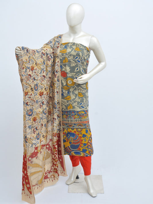 Kalamkari silk dress material Model 3 [D31114006]