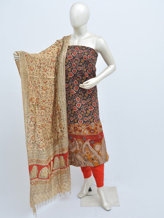 Kalamkari silk dress material Model 3 [D31114007]
