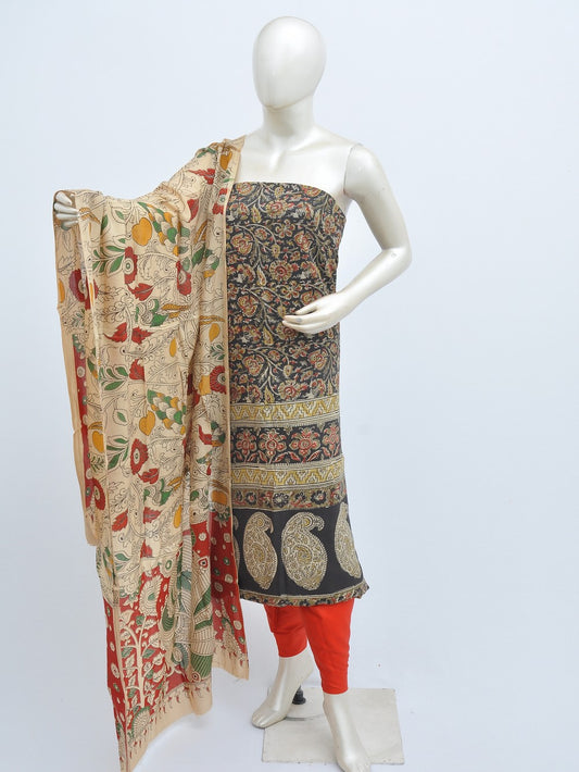 Kalamkari silk dress material Model 3 [D31114008]