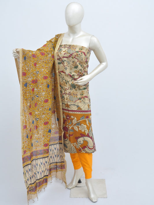 Kalamkari silk dress material Model 3 [D31114011]