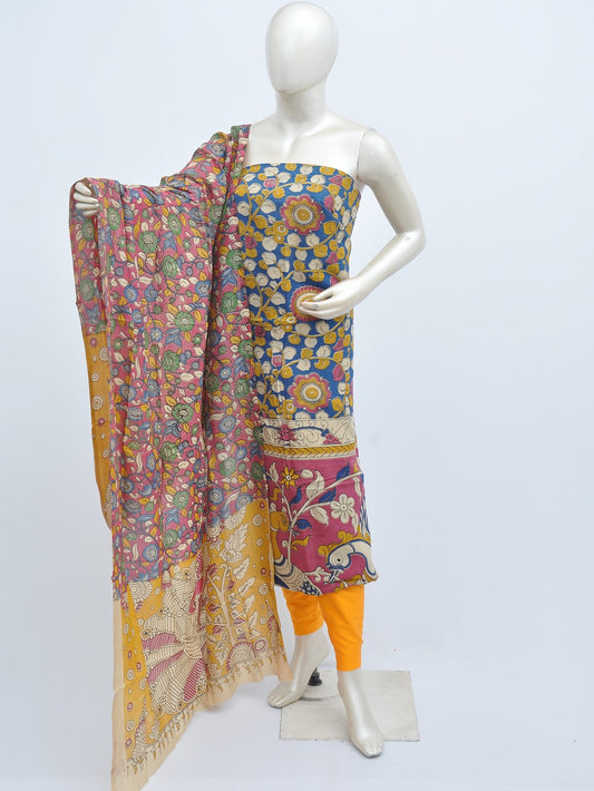 Kalamkari silk dress material Model 3 [D31114013]
