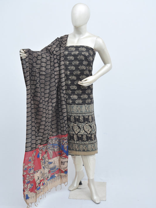 Kalamkari silk dress material Model 3 [D31114022]