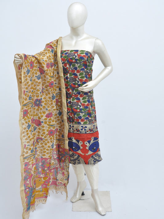 Kalamkari silk dress material Model 3 [D31114023]