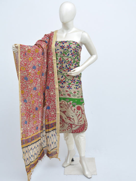 Kalamkari silk dress material Model 3 [D31114027]