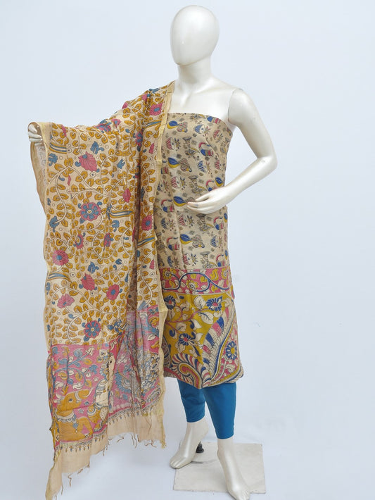 Kalamkari silk dress material Model 3 [D31114030]